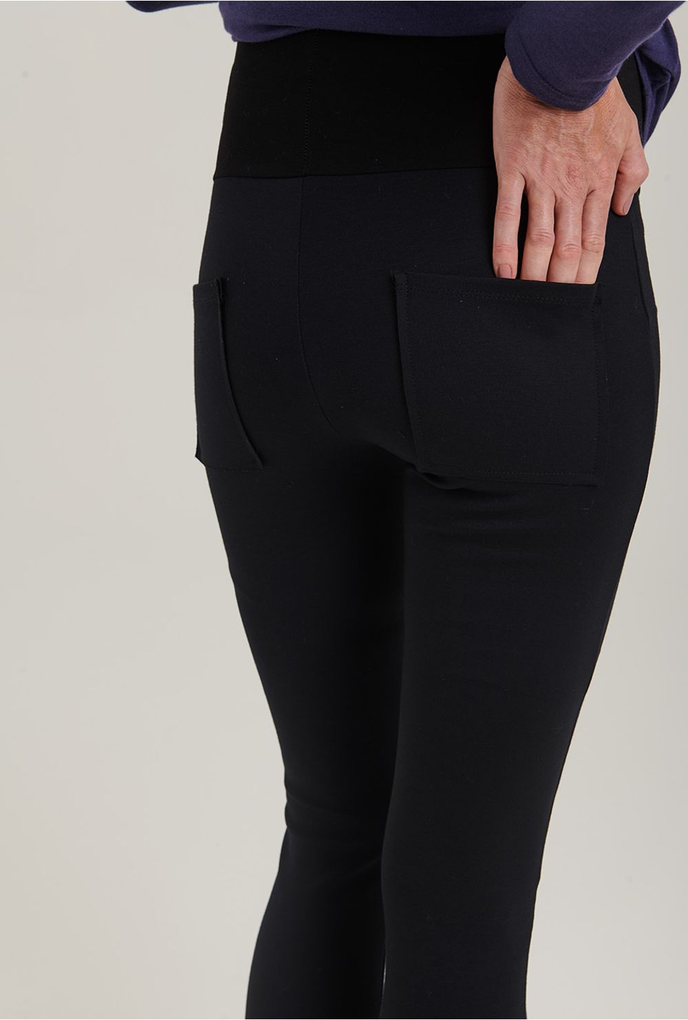 calça gestante preta